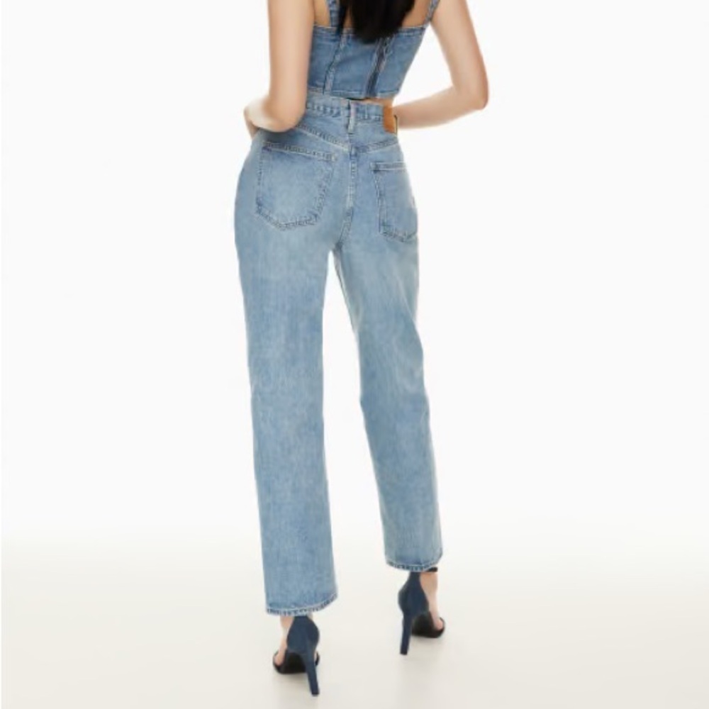 Aritzia Denim Forum Joni High Rise Loose Sz 26